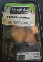 Mängden socker i Pilons de poulet