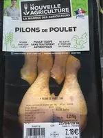 Mängden socker i Pilons de poulet