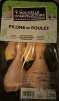 Mängden socker i Pilon de poulet