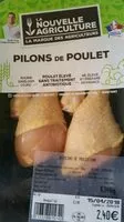 Mängden socker i Pilons de poulet