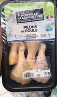 Mängden socker i Pilons de poulet