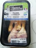 Mängden socker i Pilons de poulet
