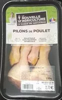 Mängden socker i Pilons de poulet