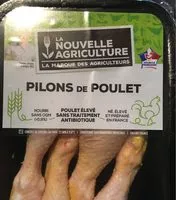 Mängden socker i Pilons de poulet