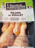Mängden socker i Pilons de poulet