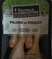 Mängden socker i Pilons de poulet