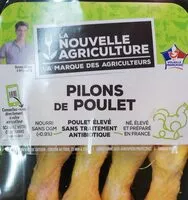 Mängden socker i Pilons de poulet
