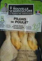 Mängden socker i Pilons de poulet