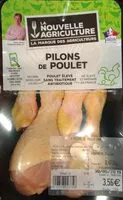 Mängden socker i Pilons de poulet
