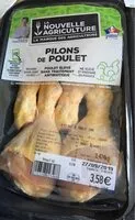 Mängden socker i Pilons de poulet
