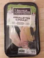 Mängden socker i Aiguillettes de poulet