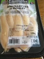 Mängden socker i Aiguillettes de poulet