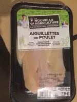 Mängden socker i Aiguillettes de poulet