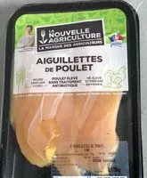 Mängden socker i Aiguillette de poulet