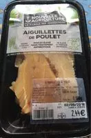 Mängden socker i Aiguillettes de poulet