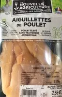 Mängden socker i Aiguillettes de poulet