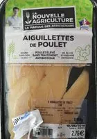 Mängden socker i Aiguilettes de poulet