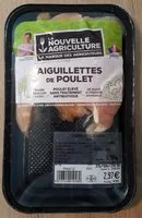 Mängden socker i Aiguillette de poulet