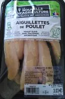 Mängden socker i Aiguillettes de poulet