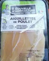 Mängden socker i Aiguillettes de poulet