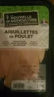 Mängden socker i Aiguillettes de poulet
