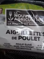 Mängden socker i Aiguilettes de poulet