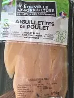 Mängden socker i Aiguillettes de poulet