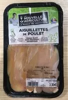Mängden socker i Aiguillettes de poulet