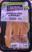 Mängden socker i Aiguillettes de poulet