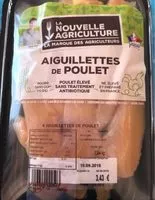 Mängden socker i Aiguillettes de poulet