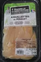 Mängden socker i Aiguillettes de poulet