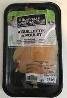 Mängden socker i Aiguillettes de poulet