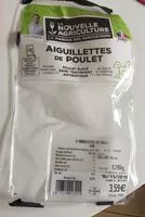 Mängden socker i Aiguillettes de poulet