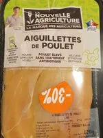 Mängden socker i Aiguillettes de poulet