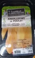 Mängden socker i Aiguillettes de poulet