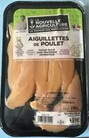 Mängden socker i Aiguillettes de poulet
