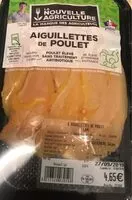 Mängden socker i Aiguillettes de poulet