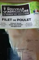 Mängden socker i Filet de poulet