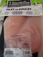 Mängden socker i Filet de poulet