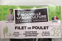 Mängden socker i Filet de poulet