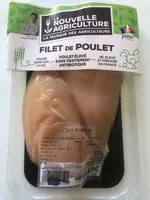 Mängden socker i Filet de poulet