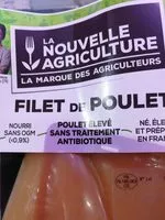 Mängden socker i Filet de poulet