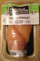 Mängden socker i Filet de poulet