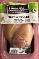 Mängden socker i Filet de poulet