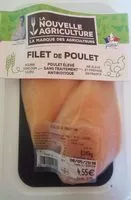 Mängden socker i Filet de Poulet