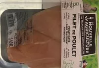 Mängden socker i Filet de poulet