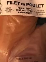 Mängden socker i Filet de poulet