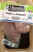 Mängden socker i Filet de poulet