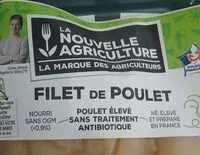 Mängden socker i Filet de poulet