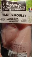 Mängden socker i Filet de poulet